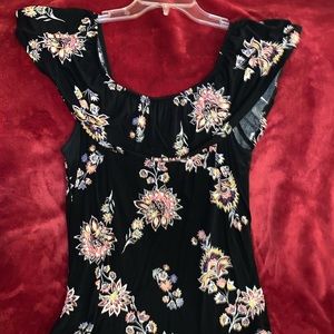 Old Navy , off the shoulder flower blouse
